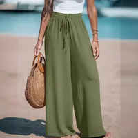 Women's Four Seasons Pants   Casual Comfortable  Wide Leg Loose Casual Fashion Pants main image 4