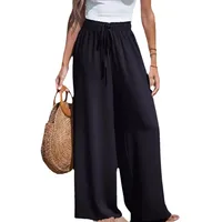 Women's Four Seasons Pants   Casual Comfortable  Wide Leg Loose Casual Fashion Pants main image 5