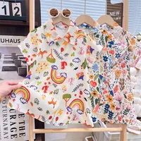 Girl's Dress Summer New  Baby Girl's Shirt Dress Open Dress Thin Girl's Dress Children's Dress main image 3