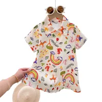 Girl's Dress Summer New  Baby Girl's Shirt Dress Open Dress Thin Girl's Dress Children's Dress main image 5