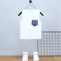 Boys' Summer Short-sleeved Suit  New Baby Online Popular Casual Clothes Children's Holiday Style Shirt Three-piece Set main image 4