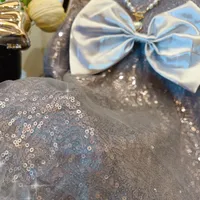 Girl's Summer Dress  New Dress Children's Sequin Bow Vvest Dress New Princess Dress main image 4