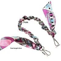 Bag With Silk Scarf Replacement Underarm Bag With Mobile Phone Hanging Chain Bag With Shoulder Strap Short Metal Chain Bag Strap main image 2