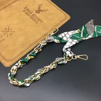 Bag With Silk Scarf Replacement Underarm Bag With Mobile Phone Hanging Chain Bag With Shoulder Strap Short Metal Chain Bag Strap sku image 6