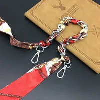Bag With Silk Scarf Replacement Underarm Bag With Mobile Phone Hanging Chain Bag With Shoulder Strap Short Metal Chain Bag Strap sku image 10