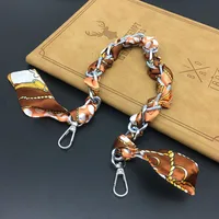 Bag With Silk Scarf Replacement Underarm Bag With Mobile Phone Hanging Chain Bag With Shoulder Strap Short Metal Chain Bag Strap sku image 13