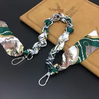 Bag With Silk Scarf Replacement Underarm Bag With Mobile Phone Hanging Chain Bag With Shoulder Strap Short Metal Chain Bag Strap sku image 14