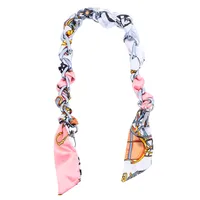 Bag With Silk Scarf Replacement Underarm Bag With Mobile Phone Hanging Chain Bag With Shoulder Strap Short Metal Chain Bag Strap sku image 18