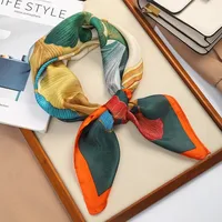 70 Silk Scarf Square Scarf High-end New Style Fashion All-match Professional Silk Small Scarf Retro Printed Silk Scarf For Women main image 1
