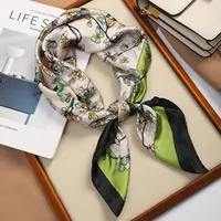 70 Silk Scarf Square Scarf High-end New Style Fashion All-match Professional Silk Small Scarf Retro Printed Silk Scarf For Women main image 2