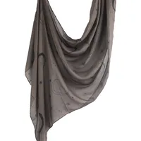 New Watercolor Series Satin Polyester Cotton Shawl Printed Scarf Ethnic Scarf Women Scarf 180*80 sku image 24