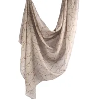 Hot Sale Watercolor Collection Modal Cotton Shawl Satin Printed Scarf Ethnic Head Scarf Women Scarf sku image 57