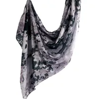 Hot Sale Watercolor Collection Modal Cotton Shawl Satin Printed Scarf Ethnic Head Scarf Women Scarf sku image 31