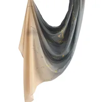 Hot Sale Watercolor Collection Modal Cotton Shawl Satin Printed Scarf Ethnic Head Scarf Women Scarf sku image 33