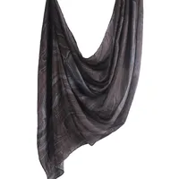 Hot Sale Watercolor Collection Modal Cotton Shawl Satin Printed Scarf Ethnic Head Scarf Women Scarf sku image 37