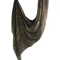 Hot Sale Watercolor Collection Modal Cotton Shawl Satin Printed Scarf Ethnic Head Scarf Women Scarf sku image 38
