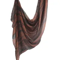 Hot Sale Watercolor Collection Modal Cotton Shawl Satin Printed Scarf Ethnic Head Scarf Women Scarf sku image 39