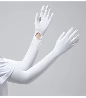 Zhao Dengsheng Sunscreen Gloves Women's Summer Outdoor Sports Non-slip Exposure Finger Touch Screen Flip Cover Ice Silk Thin Riding Gloves sku image 20