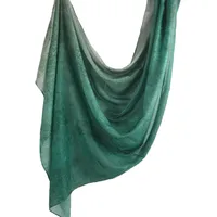 New Watercolor Series Satin Polyester Cotton Shawl Printed Scarf Ethnic Scarf Women Scarf 180*80 sku image 37