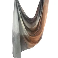 New Watercolor Series Satin Polyester Cotton Shawl Printed Scarf Ethnic Scarf Women Scarf 180*80 sku image 33
