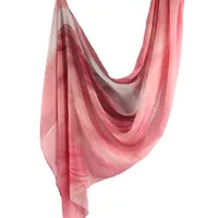 New Watercolor Series Satin Polyester Cotton Shawl Printed Scarf Ethnic Scarf Women Scarf 180*80 sku image 41