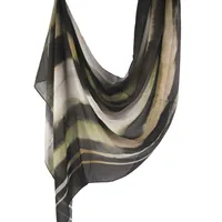 Hot Sale Watercolor Collection Modal Cotton Shawl Satin Printed Scarf Ethnic Head Scarf Women Scarf sku image 50