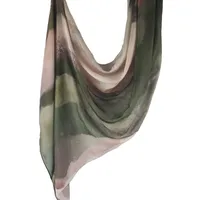 Hot Sale Watercolor Collection Modal Cotton Shawl Satin Printed Scarf Ethnic Head Scarf Women Scarf sku image 55