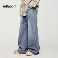 Jie Zhan Men's Wear | Classic Mop Pants  Fall/Winter New Fashion Brand American Street Spray Ma Ji Wash Jeans main image 2