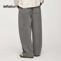 Inf Men's Wear | Washed And Distressed Denim Pants  Autumn And Winter New American Trendy Brand Washed Loose Floor Mopping Pants main image 2