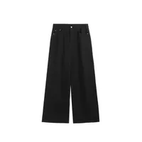 Jie Zhan Men's Wear | Classic Mop Pants  Fall/Winter New Fashion Brand American Street Spray Ma Ji Wash Jeans sku image 6