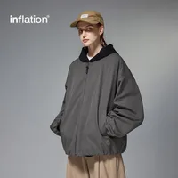 INF Men's | American Retro Casual Flying Jacket  Autumn And Winter New Collarless Baseball Suit Cardigan Jacket main image 1