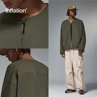 INF Men's | American Retro Casual Flying Jacket  Autumn And Winter New Collarless Baseball Suit Cardigan Jacket main image 2