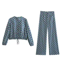 Banquet Selfie Women's Casual Elegant Streetwear Printing Polyester Pant Co-ord Set Shorts Sets main image 2