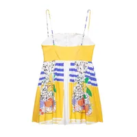Women's Printing Elegant Streetwear Strap Sleeveless Printing Above Knee Banquet Selfie main image 3
