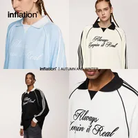 INF Men's | Sporty Chic Lapel Long Sleeve T-shirt  Fall/Winter Fashion Brand New Retro Sports Long T main image 1