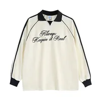 INF Men's | Sporty Chic Lapel Long Sleeve T-shirt  Fall/Winter Fashion Brand New Retro Sports Long T sku image 3