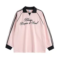 INF Men's | Sporty Chic Lapel Long Sleeve T-shirt  Fall/Winter Fashion Brand New Retro Sports Long T sku image 7