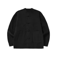 INF Men's | New Chinese Thick Dense Frock Zipper Jacket  Fall/Winter New Guofeng Buckle Twill Jacket Men sku image 2
