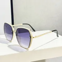 Casual Vacation Streetwear Solid Color PC UV400 Protection Polygon Full Frame Glasses main image 4