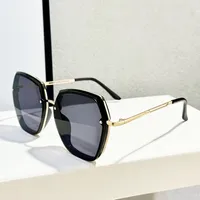Casual Vacation Streetwear Solid Color PC UV400 Protection Polygon Full Frame Glasses main image 3