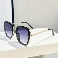 Casual Vacation Streetwear Solid Color PC UV400 Protection Polygon Full Frame Glasses main image 1