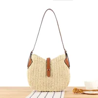 New Spring And Summer Fresh Straw Woven Bag Niche Design Woven Bag Casual All-match Beach Handmade Women's Bag main image 1