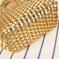 A Generation Of Simple Cute Children's Bag Heavy Metal Color Personality Hand Bag Small All-match Small Square Bag main image 3