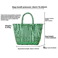 A Generation Of Simple Cute Children's Bag Heavy Metal Color Personality Hand Bag Small All-match Small Square Bag main image 5