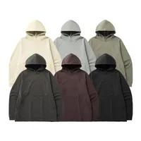 INF Men's Wear | HeiQ Intelligent Temperature Control Velvet Hooded Wear  Fall/Winter New 380g Solid Color Sports Jacket Men main image 1