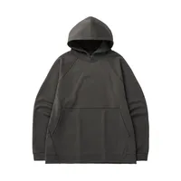 INF Men's Wear | HeiQ Intelligent Temperature Control Velvet Hooded Wear  Fall/Winter New 380g Solid Color Sports Jacket Men sku image 2