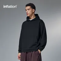 INF Men's Wear | Hydrogen Four-Sided Solid Color Hooded Wear New Fashion Brand 410g Fleece Jacket For Fall/Winter main image 2