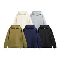 INF Men's Wear | Hydrogen Four-Sided Solid Color Hooded Wear New Fashion Brand 410g Fleece Jacket For Fall/Winter main image 3
