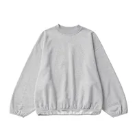 INF Men's | Flame One Velvet Short Wei Yi  Fall/Winter Tide 325G Fleece-lined Loose Crewneck Jacket Men sku image 8