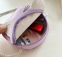 Children's Small Bag  New Cartoon Cat Girl Shoulder Crossbody Bag Cute Fashion Accessories Coin Purse main image 3
